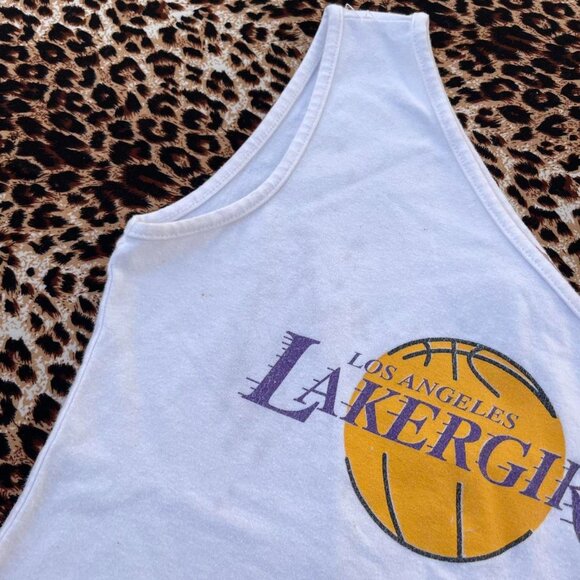 2000s Lakers girls one shoulder crop top - Picture 7 of 8
